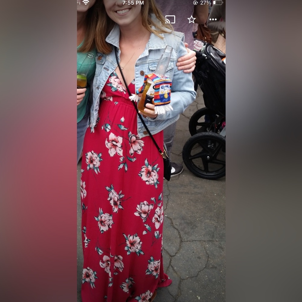 BEAUTIFUL Billabong Floral Maxi Dress!